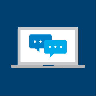 Virtual conference illustration